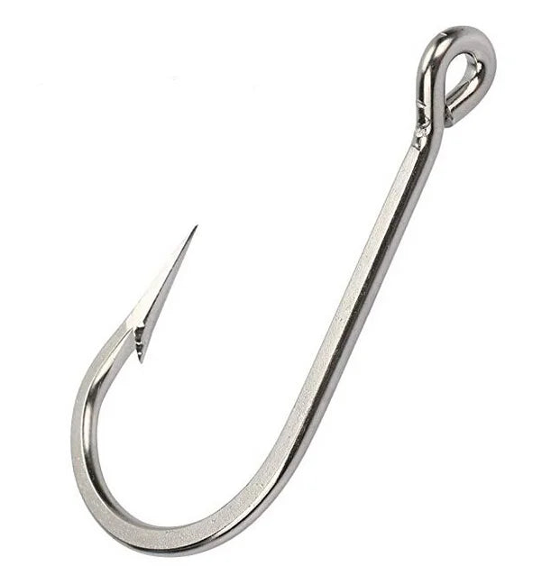 Goture Long Shank Barbed Fishing Hooks – Stainless Steel Hooks (10PCS)