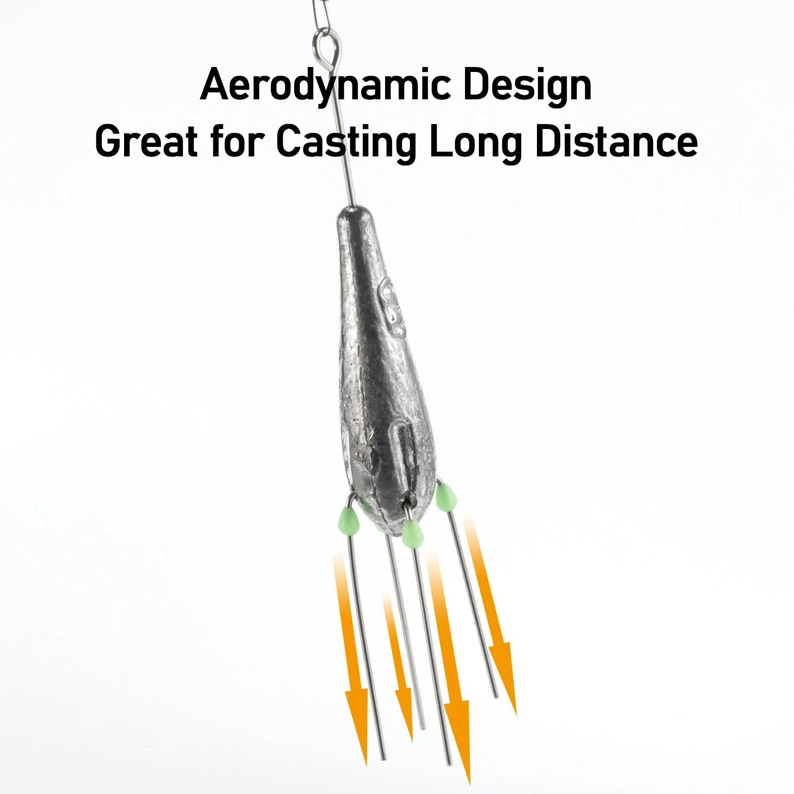 Dr.Fish Breakaway Lead Sinkers – Surf Fishing Weights (2PCS)