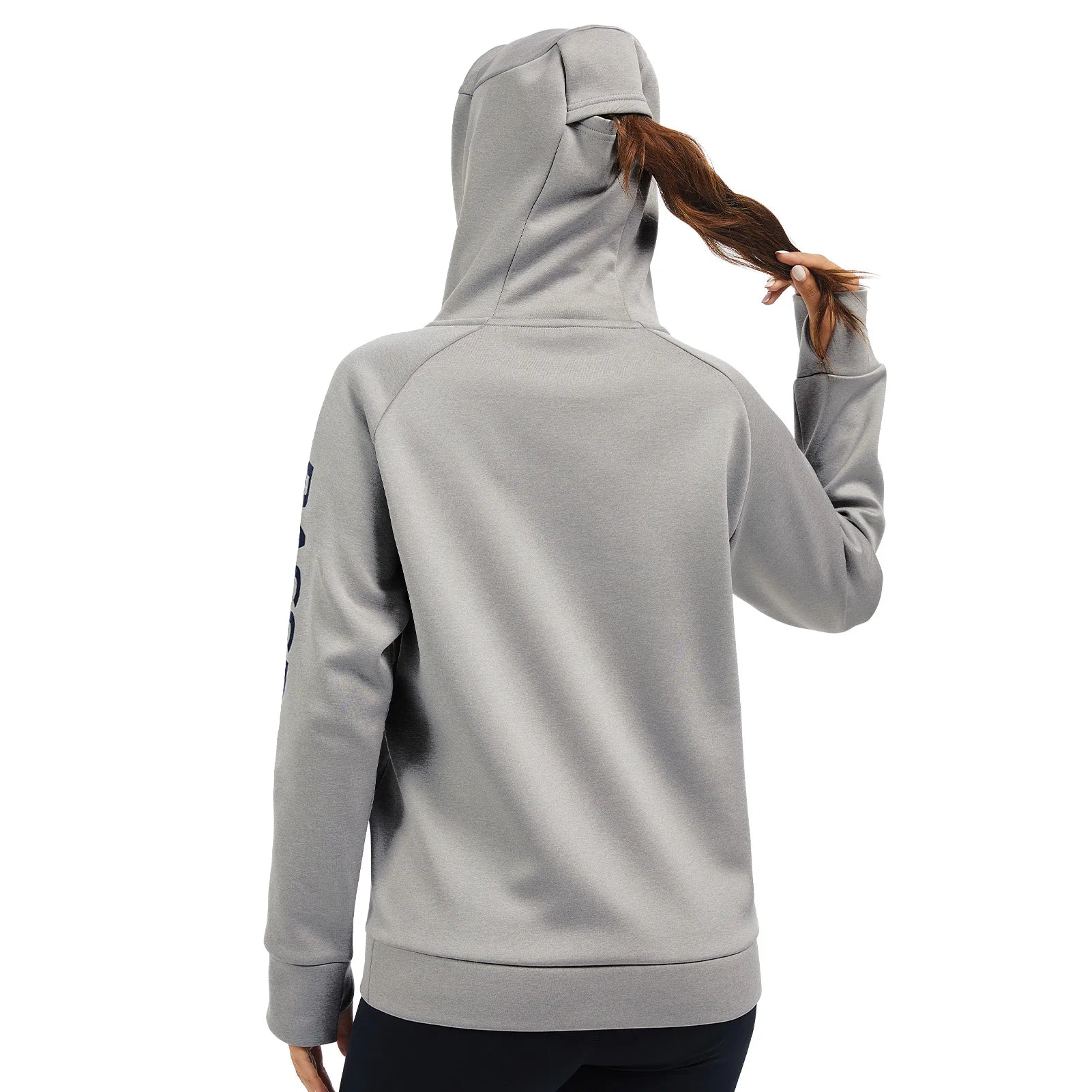 Bassdash Women’s Thermal Hooded Pullover – Fleece Lined Outdoor Performance Hoodie