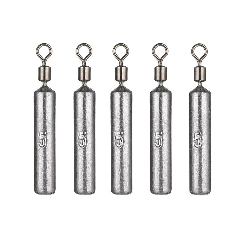 5-Pack Water Drop Fishing Sinkers (3.5g–20g) Lead Weights for Carp & Soft Lures