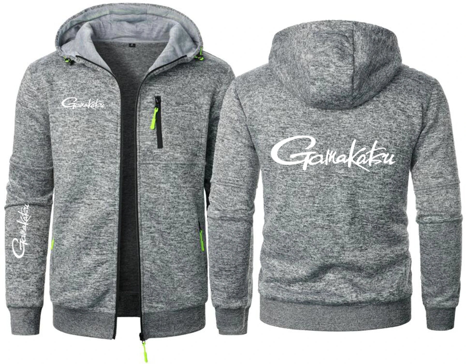 Reel Nauti Men’s Fleece Zip Hoodie – Outdoor Beach & Casual Jacket