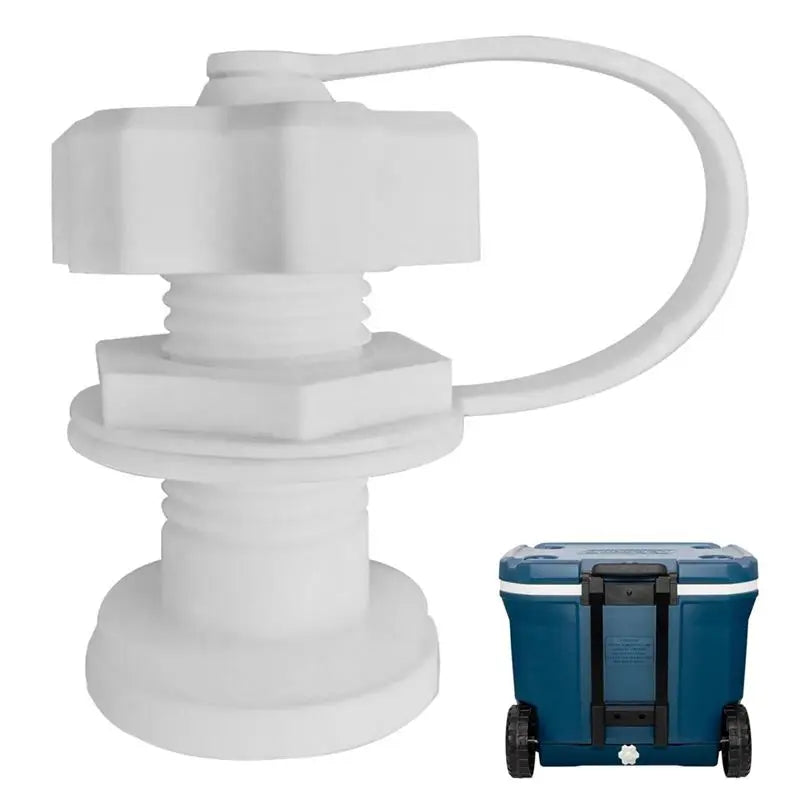 Reel Nauti Replacement Cooler Drain Plug Kit Assembly For Most Coolers Featuring Drain Plugs