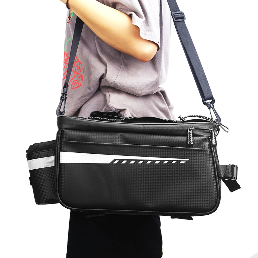 Waterproof Bike Trunk Cooler Bag – Rear Rack Storage Pannier for MTB