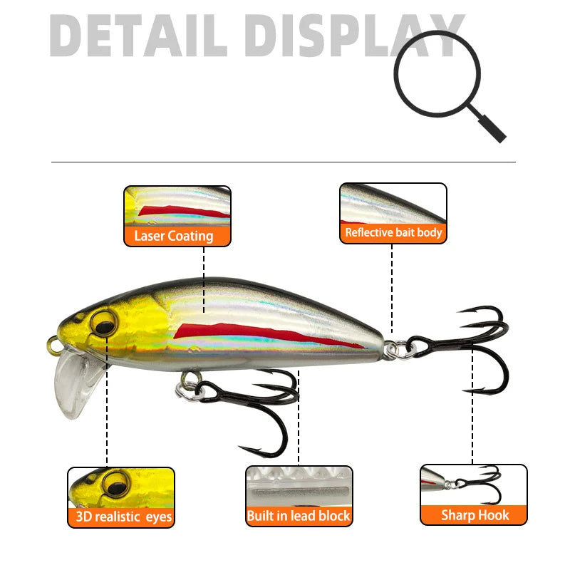 TeStar Minnow Fishing Lure – Model 5003