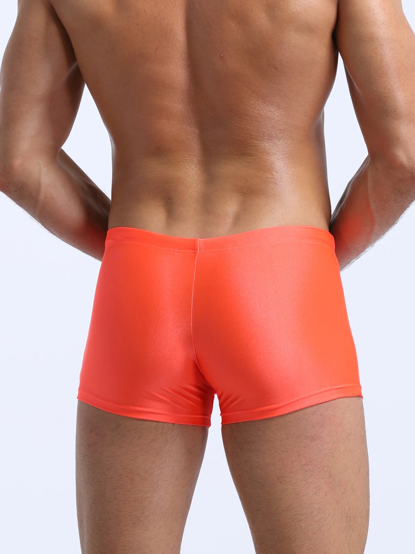 Reel Nauti Men’s High-Waist Boxer Swim Shorts – Performance Stretch Swimwear