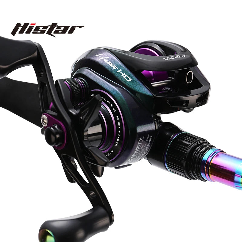 Histar Honor Rod & Reel Combo – Full Carbon Baitcasting Rod with Magnetic Braking Reel