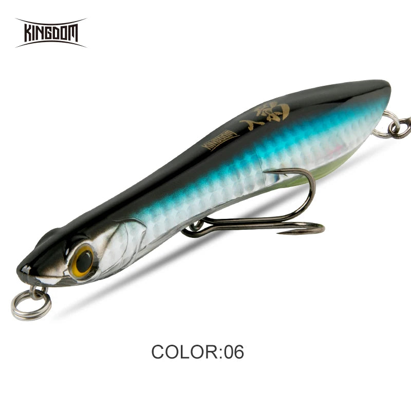 Kingdom Topwater Popper &amp; Pencil Lure – Model 0508