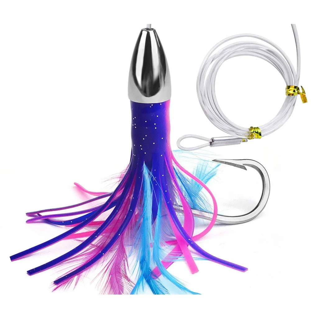 SPORTARC Trolling Skirt Lure – Offshore Saltwater Bait Tuna