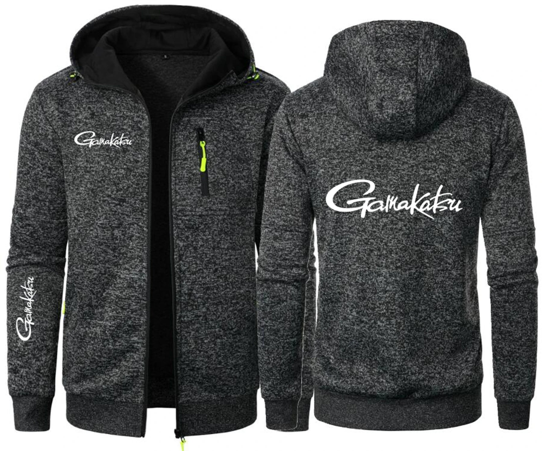 Reel Nauti Men’s Fleece Zip Hoodie – Outdoor Beach & Casual Jacket