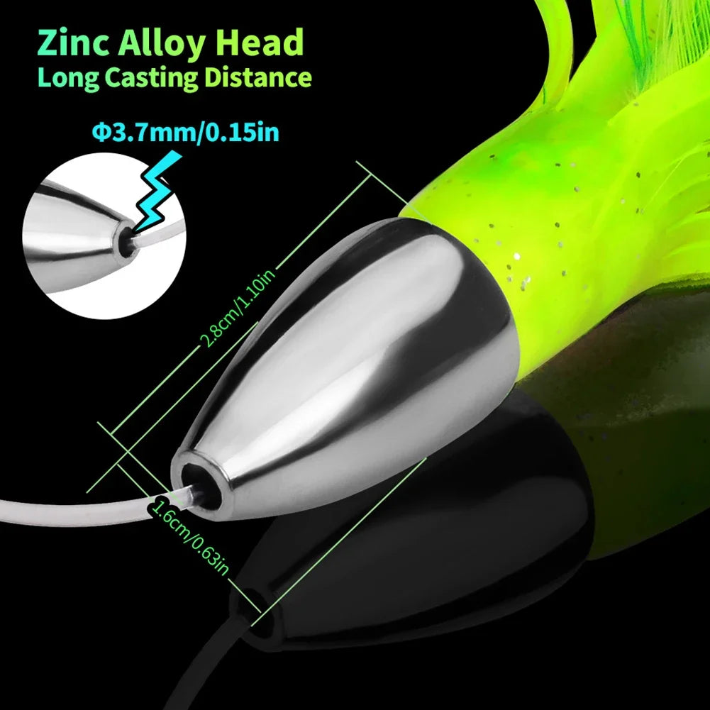 SPORTARC Trolling Skirt Lure – Offshore Saltwater Bait Tuna