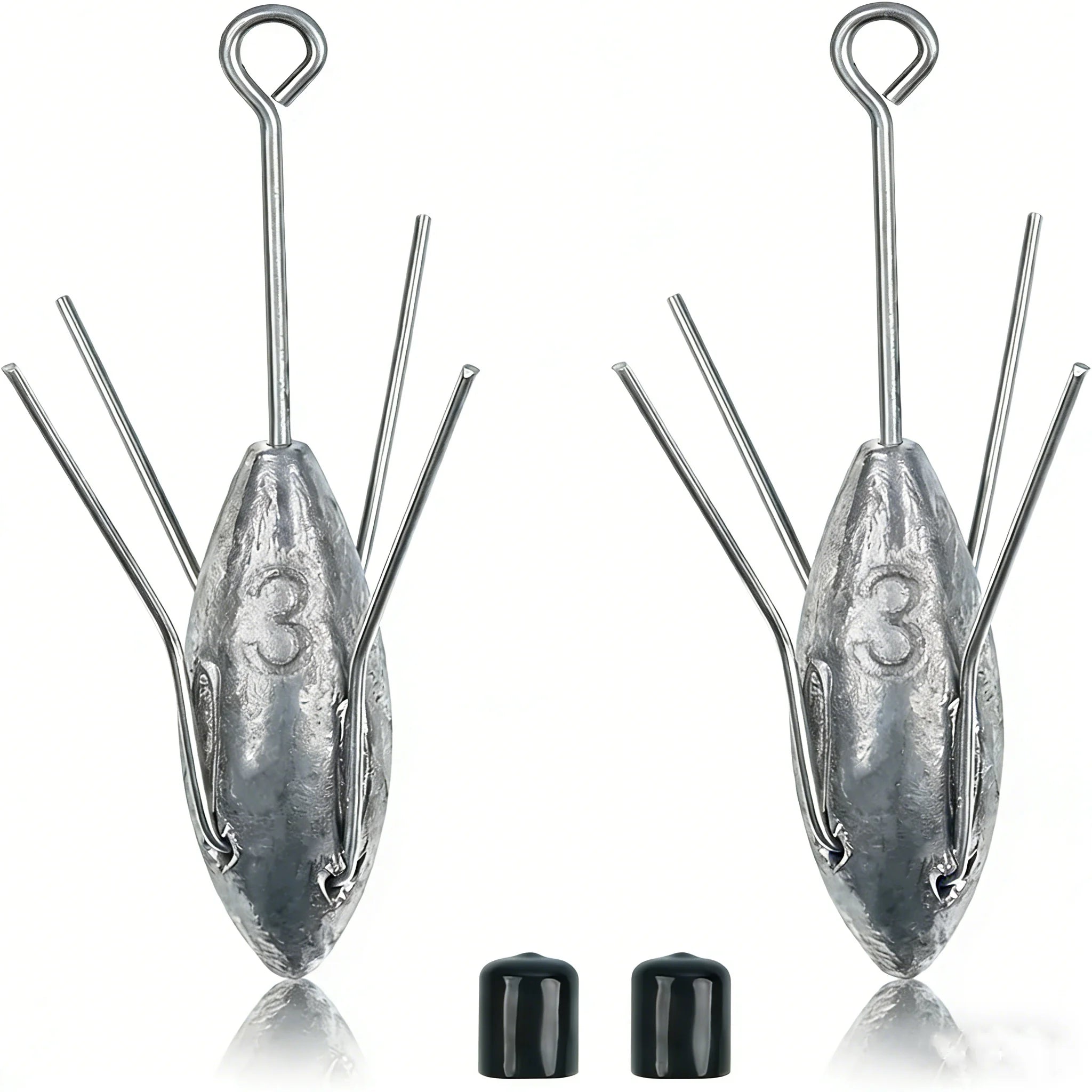 Reel Nauti Sputnik Long Tail Lead Sinker Surf Fishing Weights