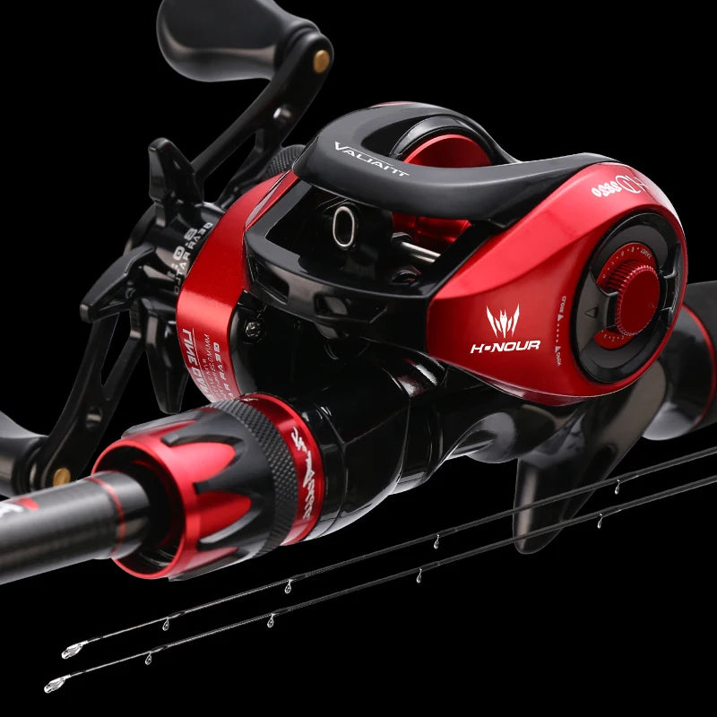 Histar Honor Rod & Reel Combo – Full Carbon Baitcasting Rod with Magnetic Braking Reel