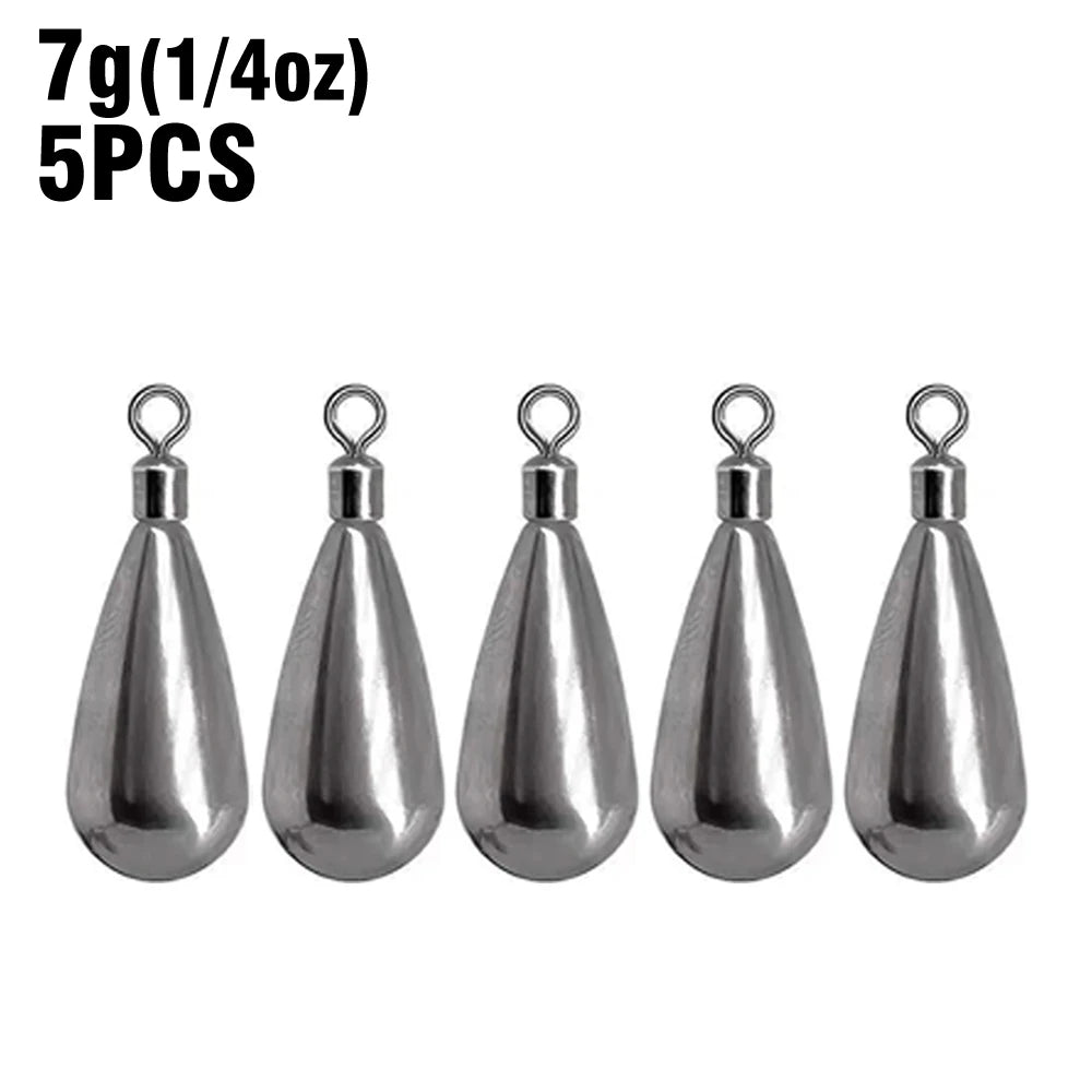 Reel Nauti Tungsten Drop Shot Fishing Sinkers – 5PCS Pack