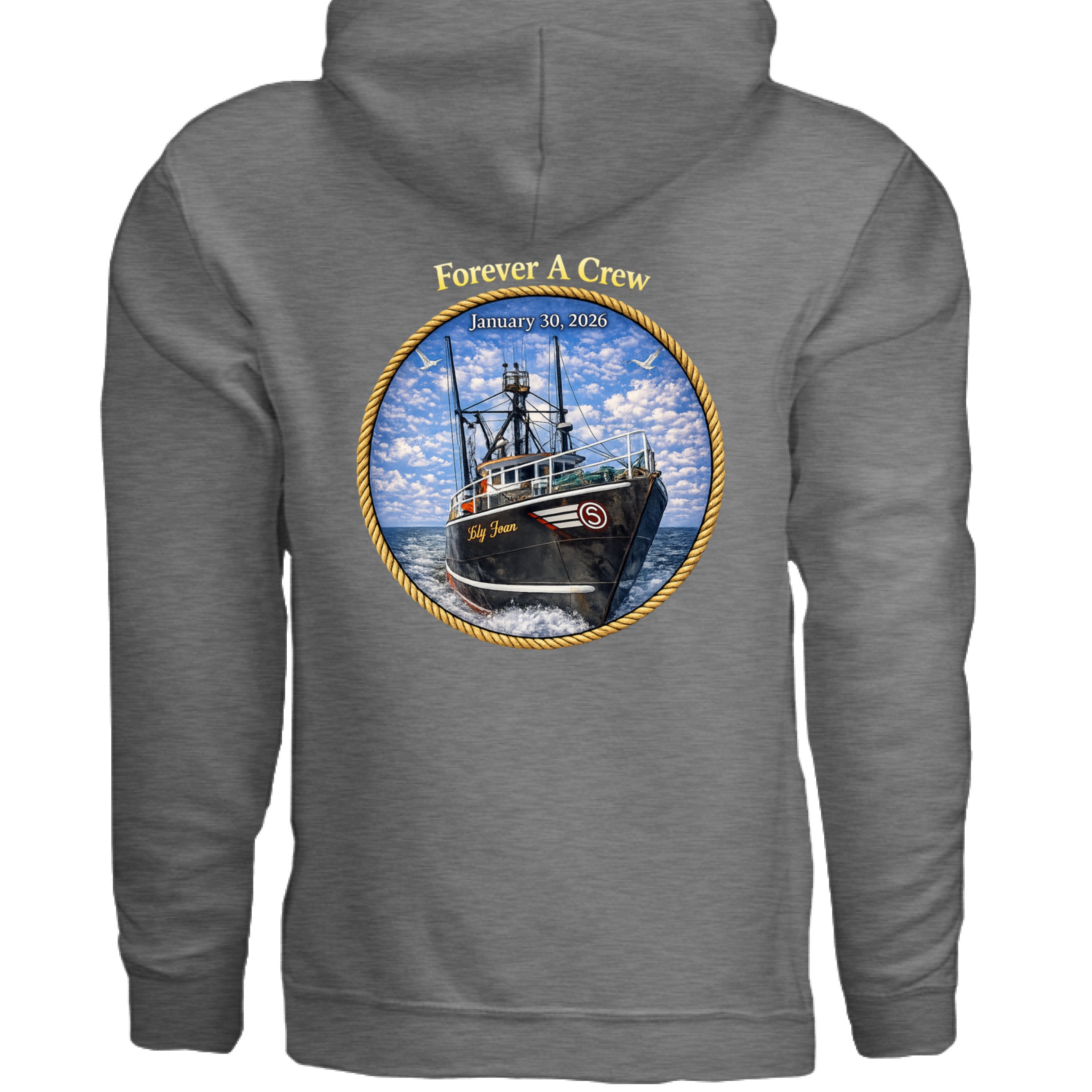 GRAPHITE HEATHER - BACK