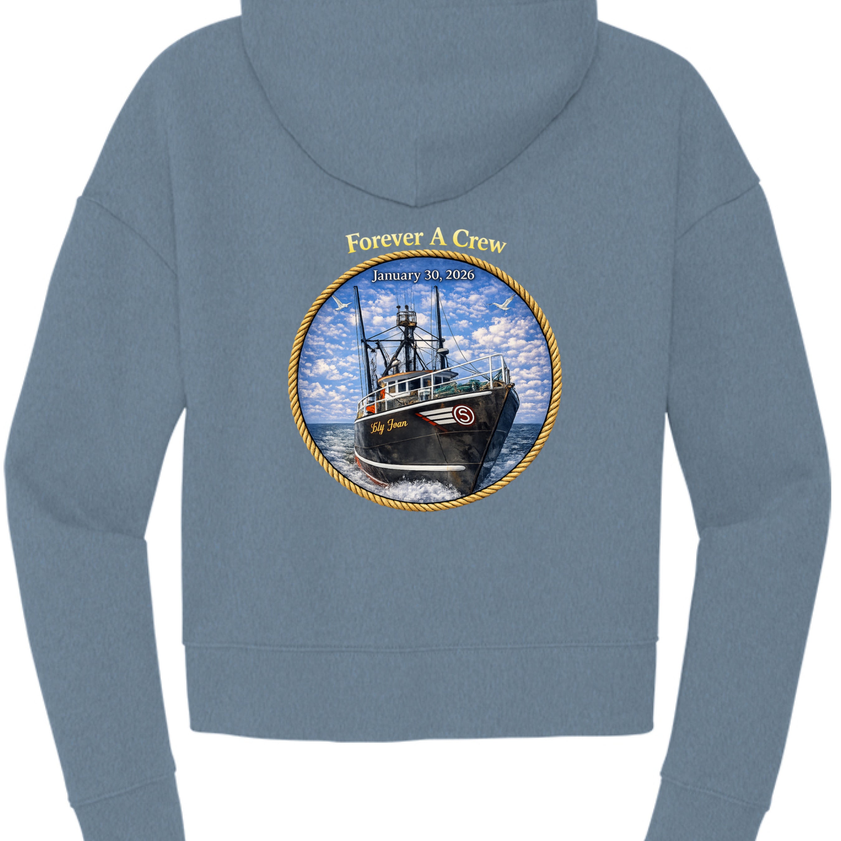 Flint Blue Heather - BACK