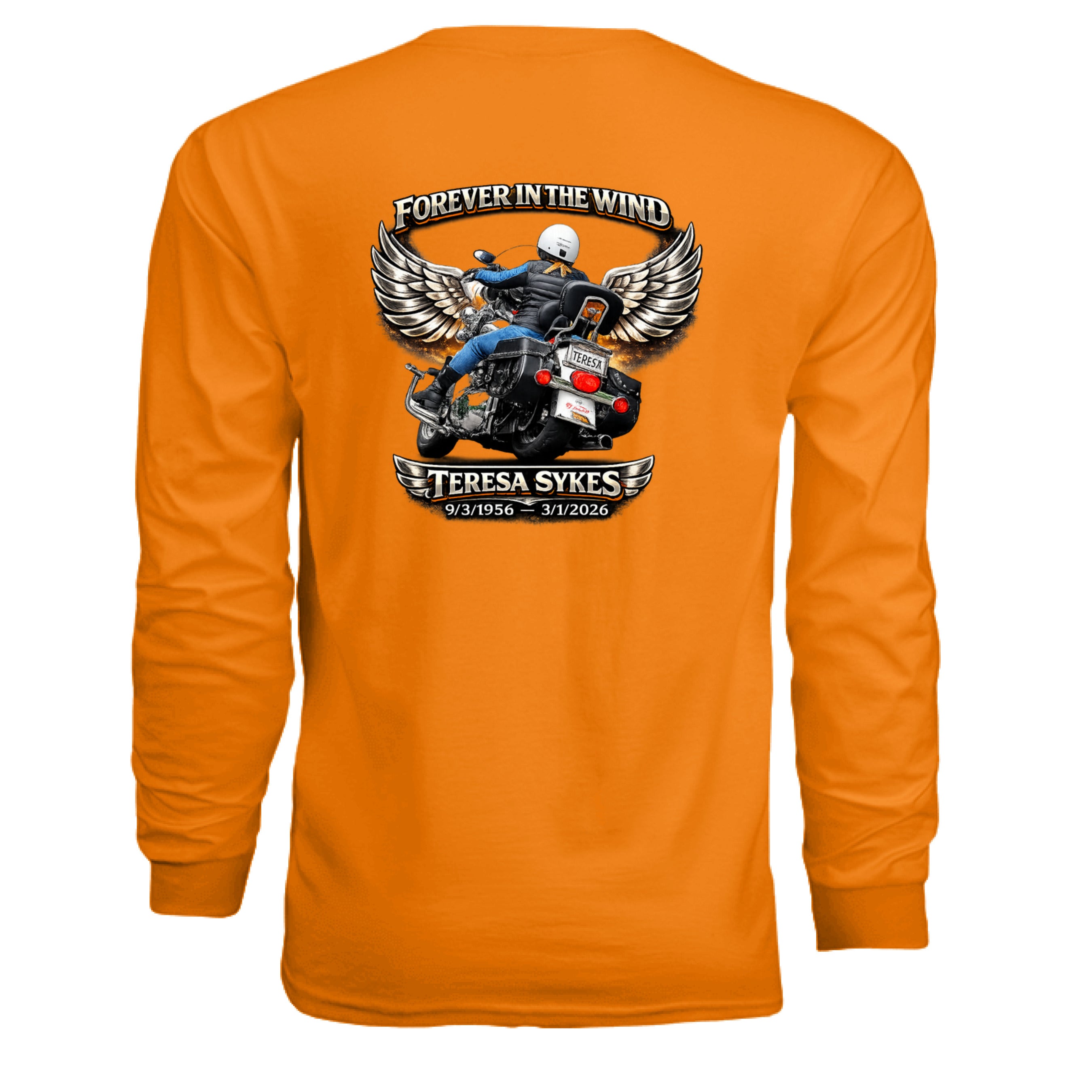 SAFETY ORANGE - BACK