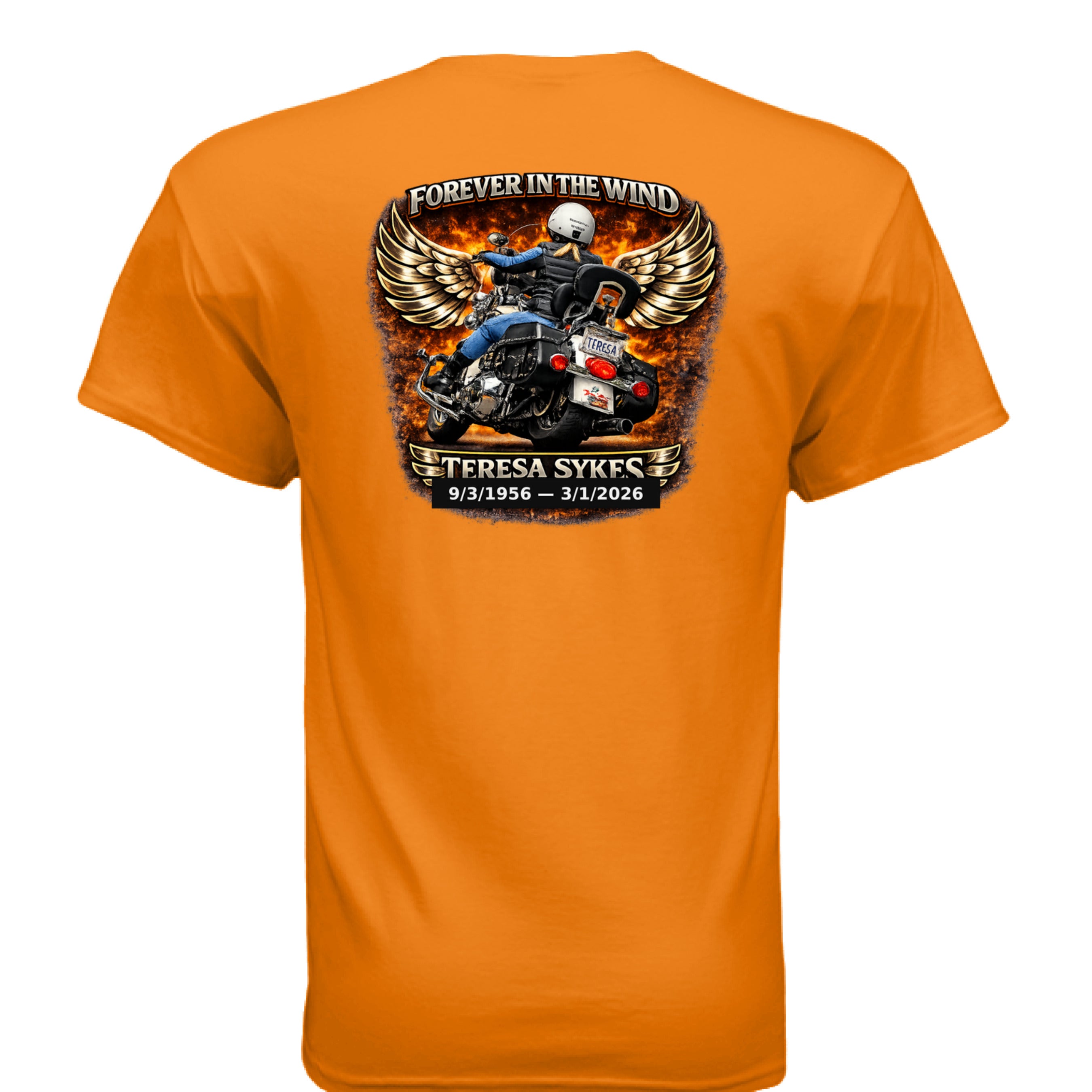 Safety Orange - BACK