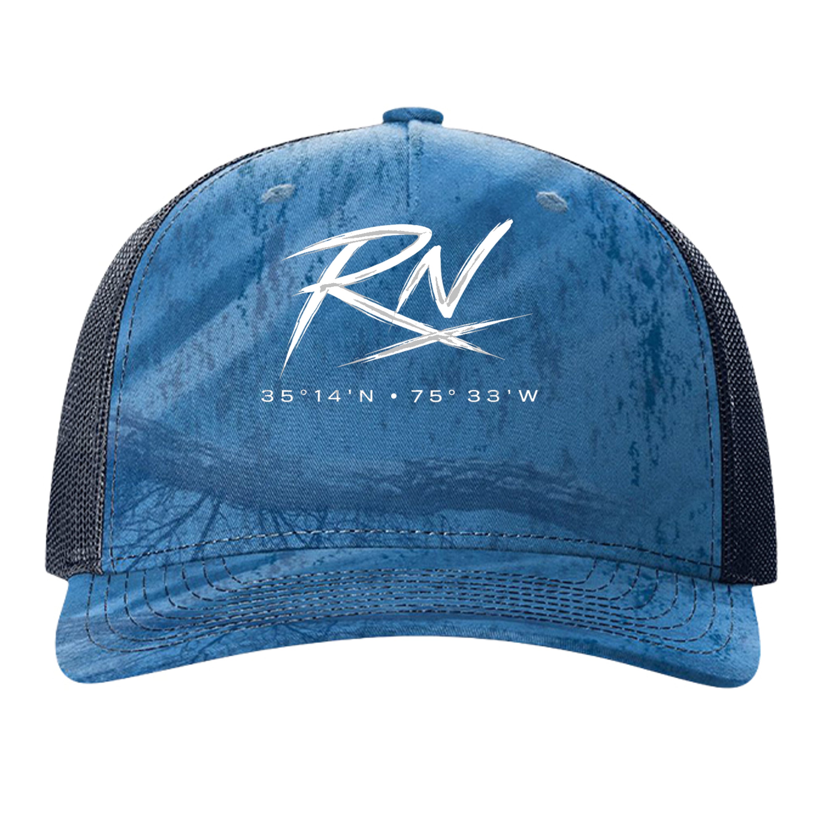 Realtree Fishing Light Blue/ Navy - 112PFP - FRONT